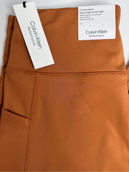 Calvin Klein Pants - Calvin Klein Performance XL High Waist Compression Leggings Rust Orange | NWT